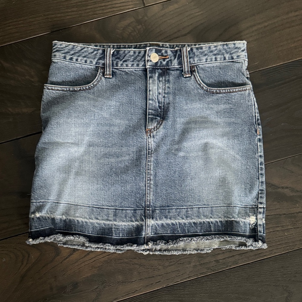 J. Crew Blue Denim Mini Skirt